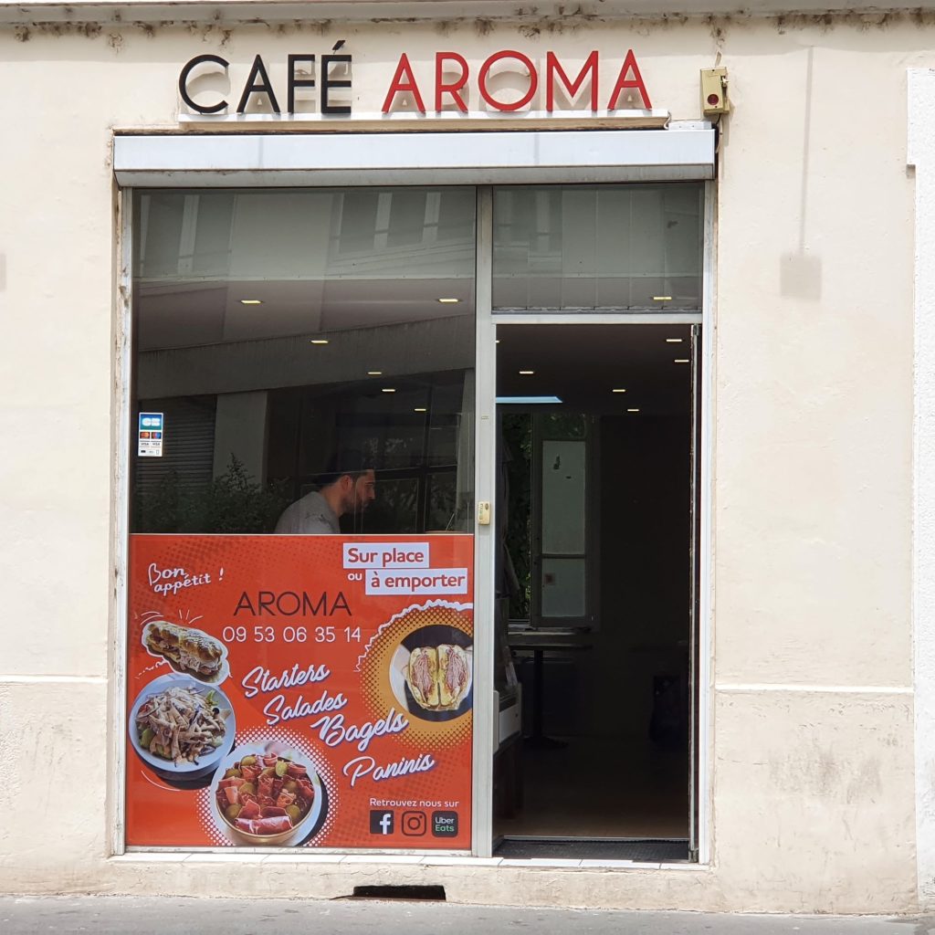Cover vitrine - kit de communication restauration rapide
