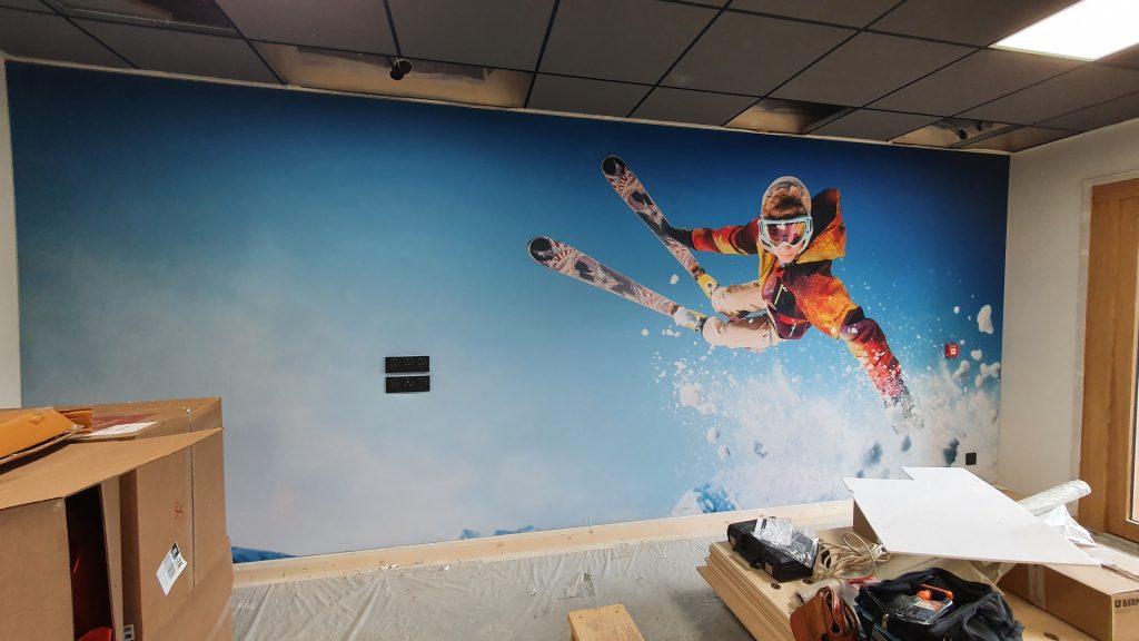 Le mur terminé