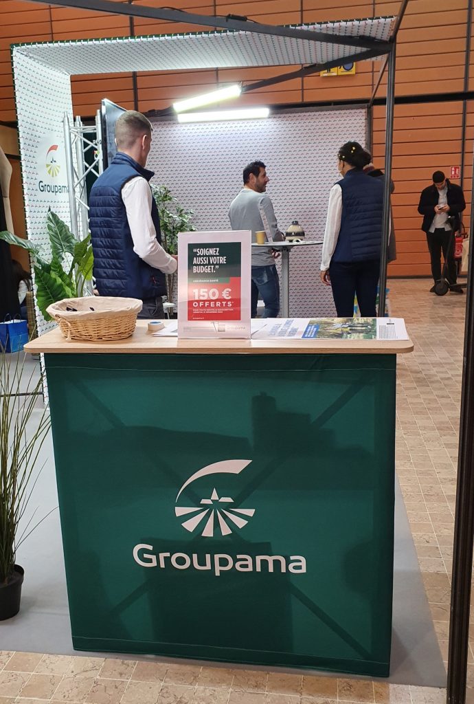 Stand portable pour Groupama Auvergne Rhône Alpes