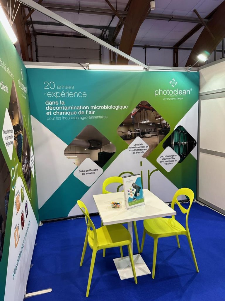Photoclean-fond de stand tubulaire