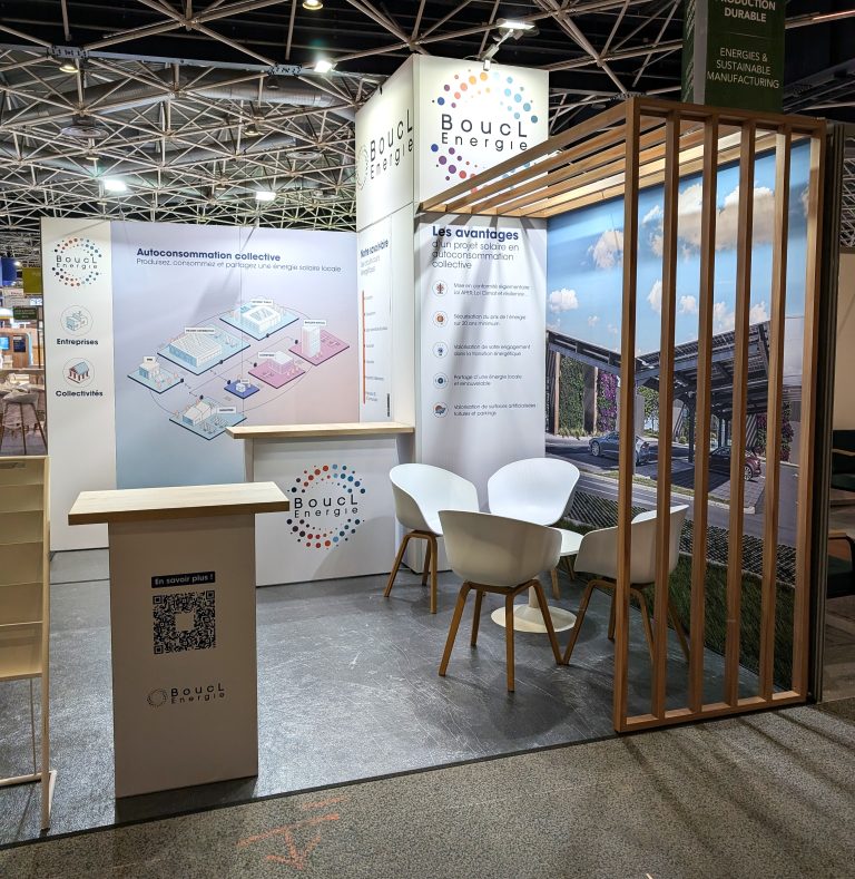 Stand modulable au salon Global Industrie