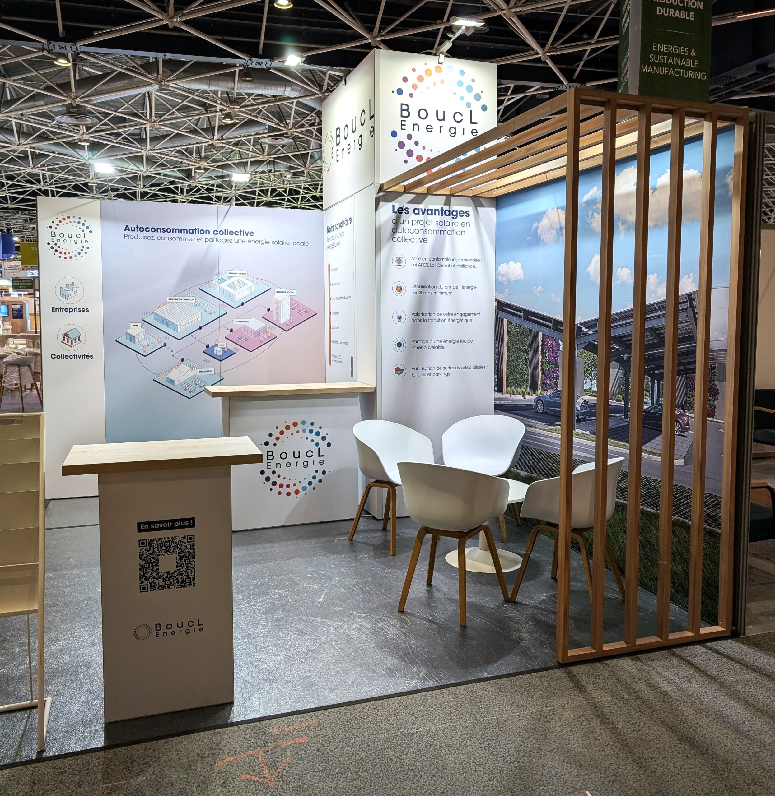 Stand modulable au salon Global Industrie